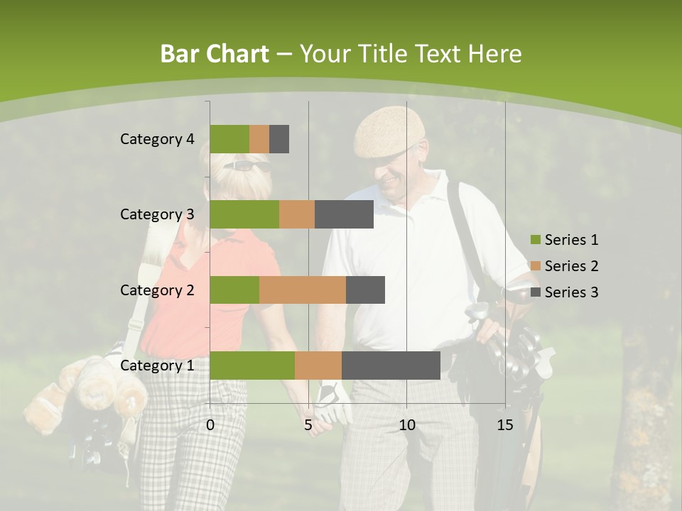 A Man And A Woman Walking In The Grass PowerPoint Template