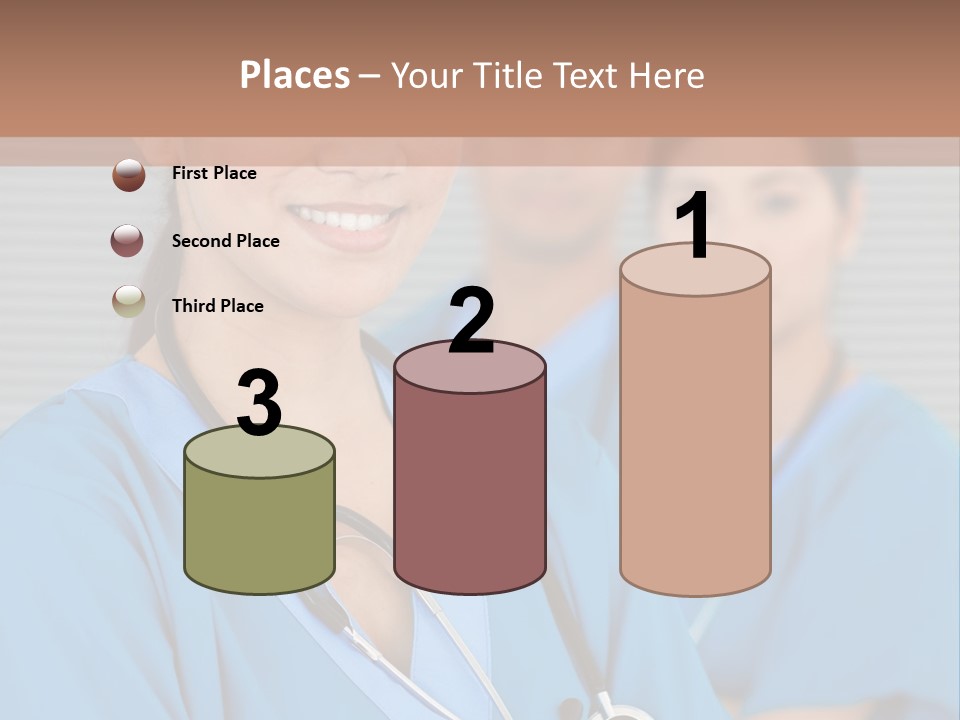 Team Female Occupation PowerPoint Template