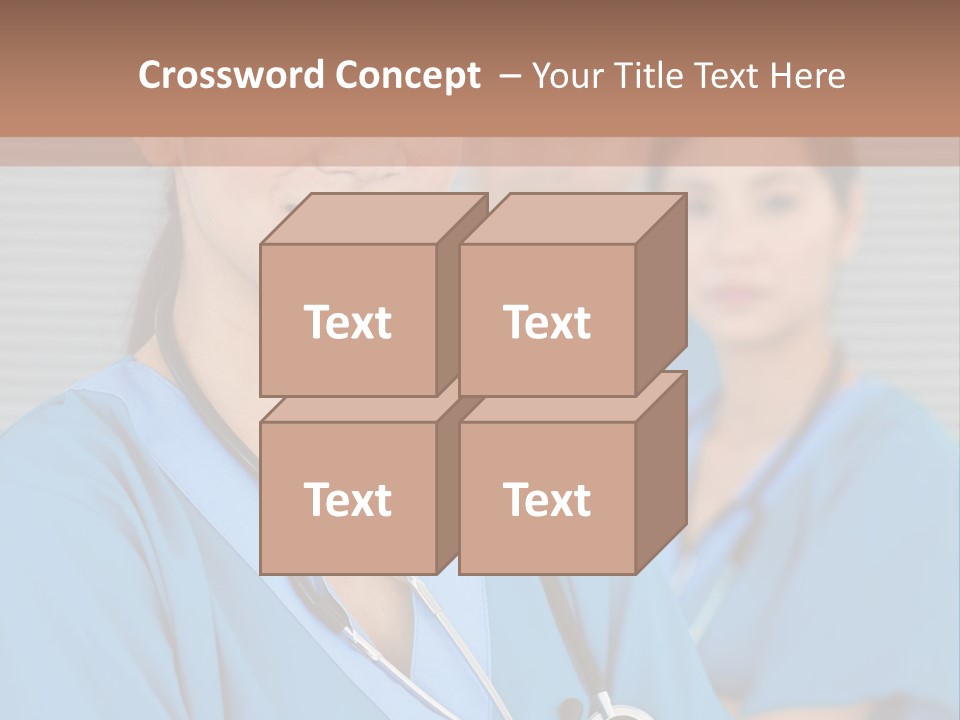 Team Female Occupation PowerPoint Template