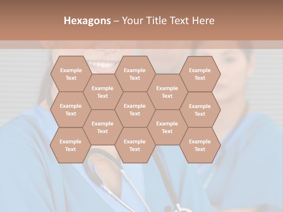 Team Female Occupation PowerPoint Template