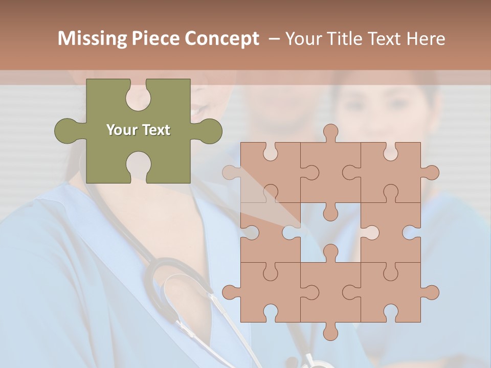 Team Female Occupation PowerPoint Template