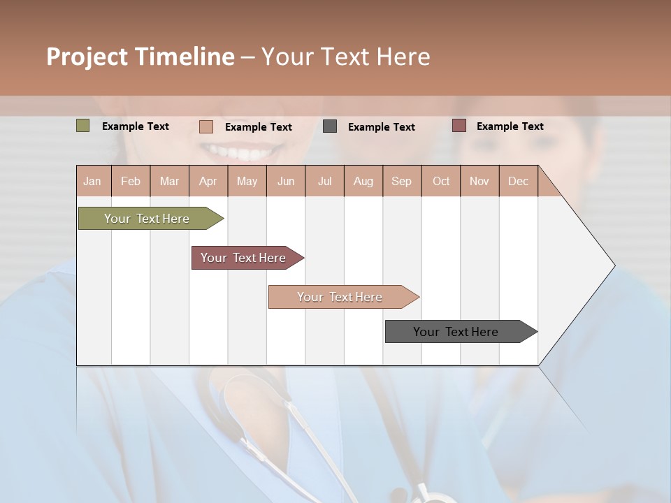 Team Female Occupation PowerPoint Template