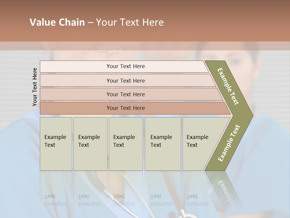 Team Female Occupation PowerPoint Template