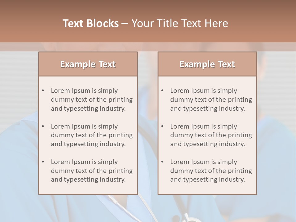 Team Female Occupation PowerPoint Template