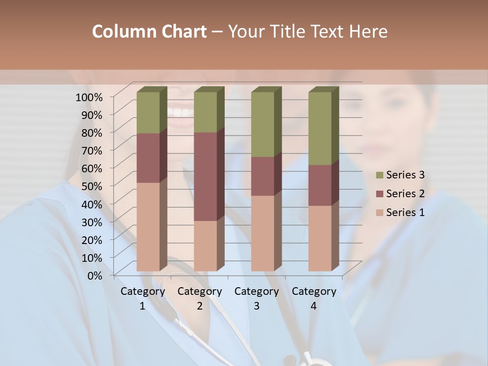Team Female Occupation PowerPoint Template