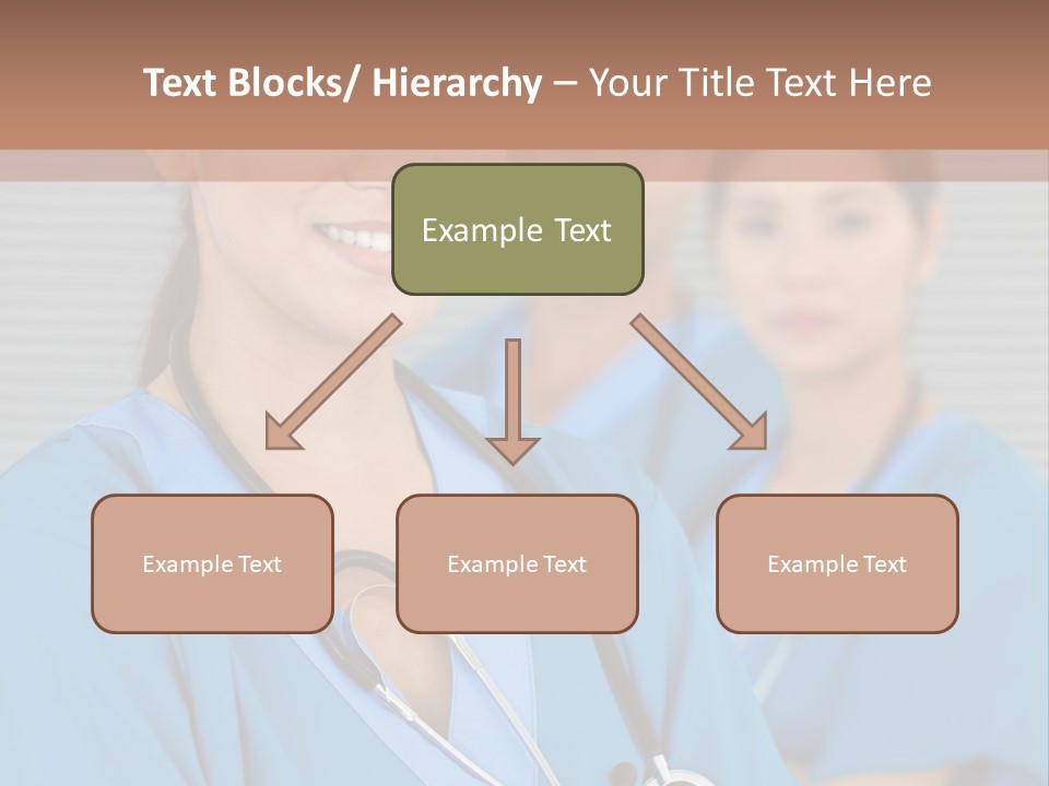Team Female Occupation PowerPoint Template
