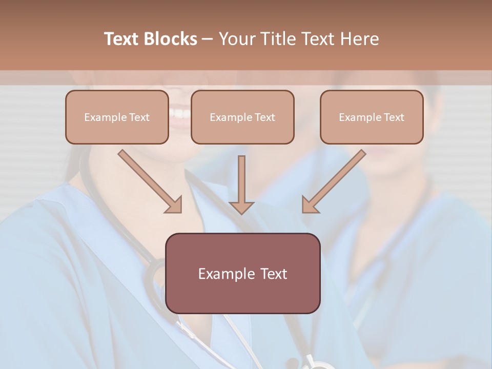 Team Female Occupation PowerPoint Template