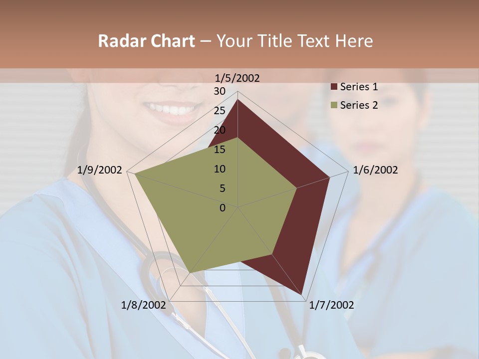 Team Female Occupation PowerPoint Template