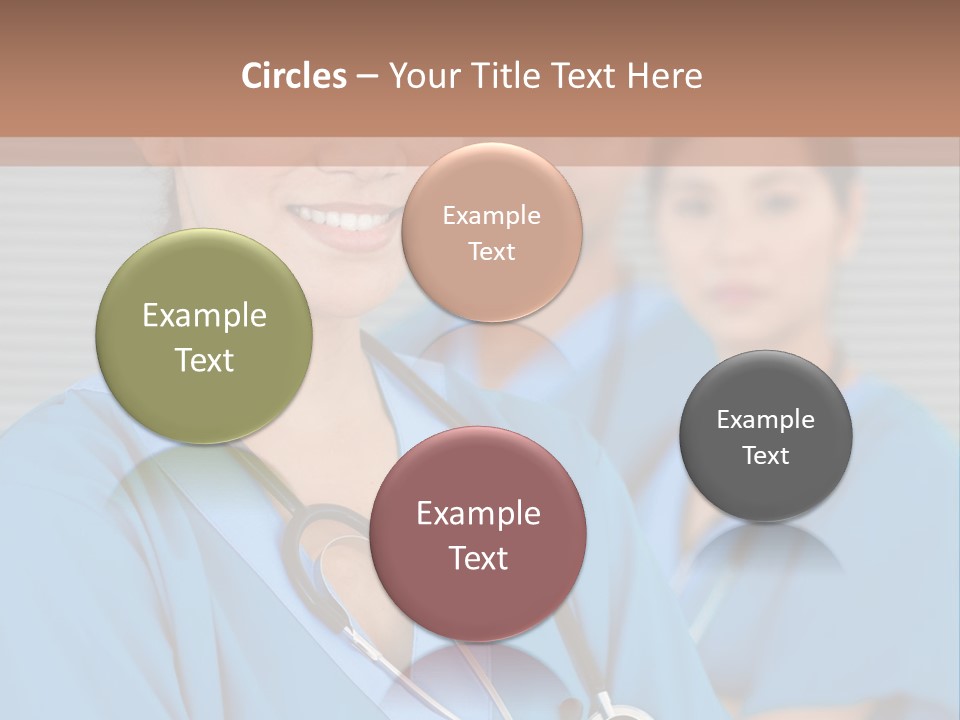 Team Female Occupation PowerPoint Template