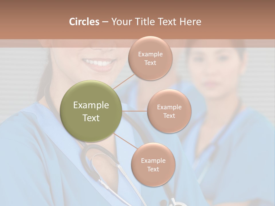 Team Female Occupation PowerPoint Template