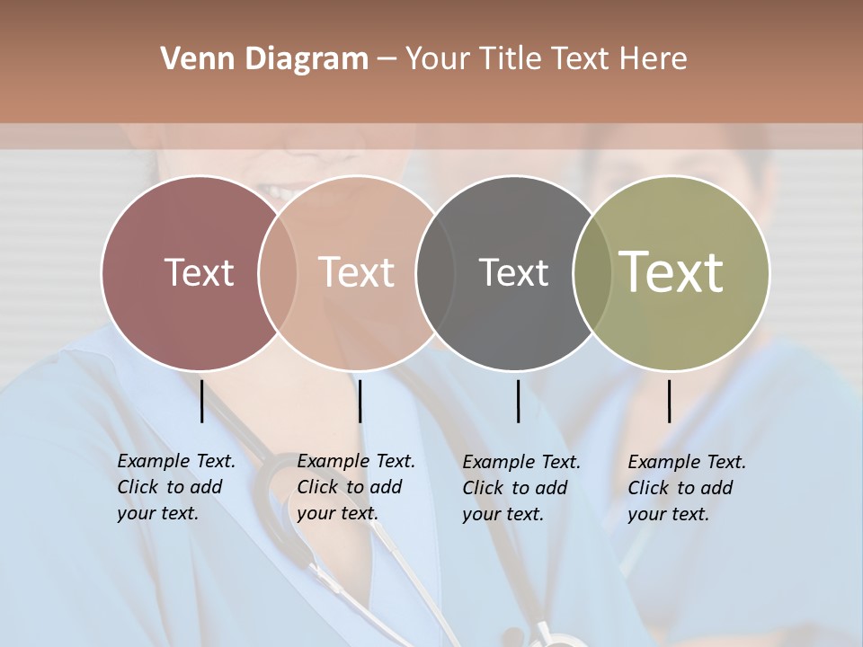 Team Female Occupation PowerPoint Template