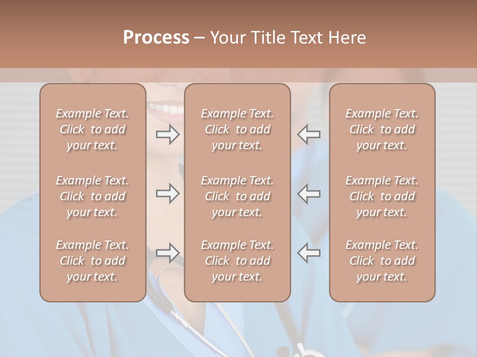 Team Female Occupation PowerPoint Template