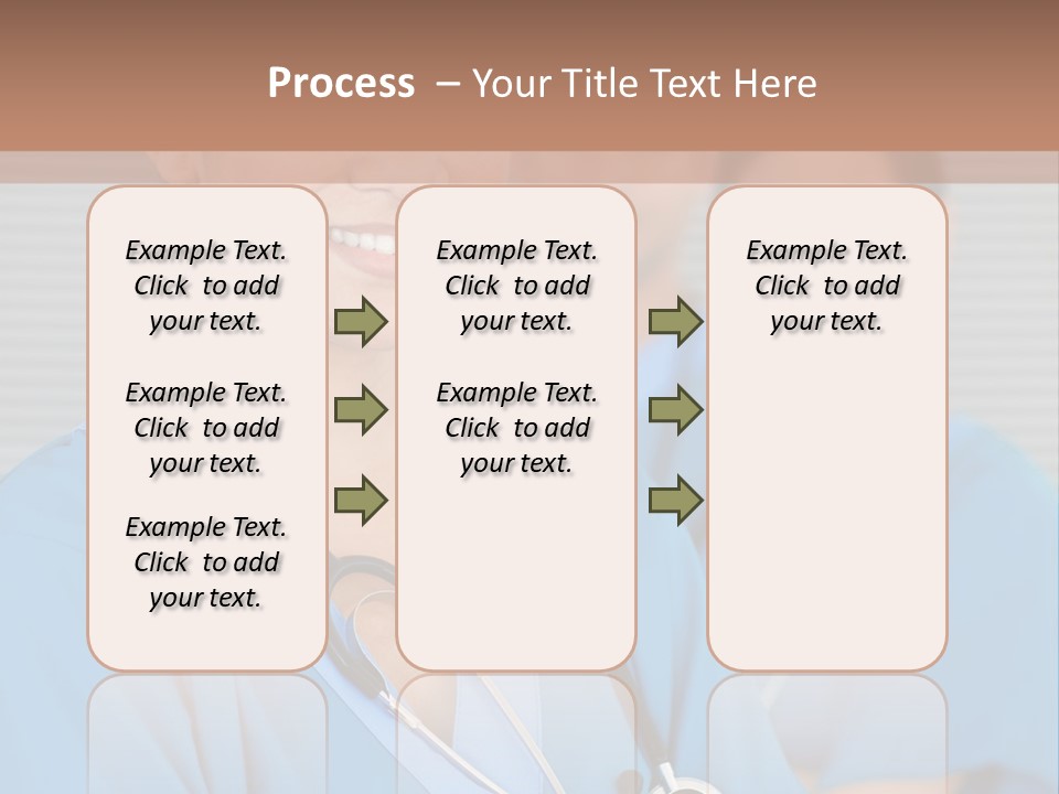 Team Female Occupation PowerPoint Template