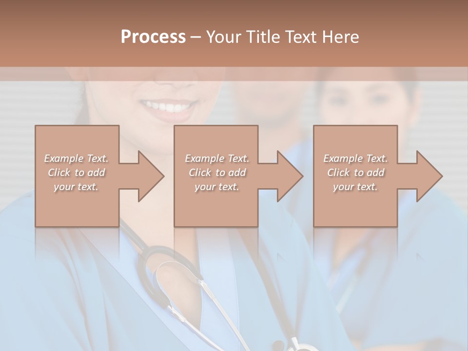 Team Female Occupation PowerPoint Template