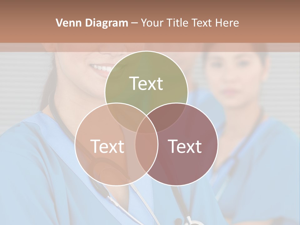 Team Female Occupation PowerPoint Template