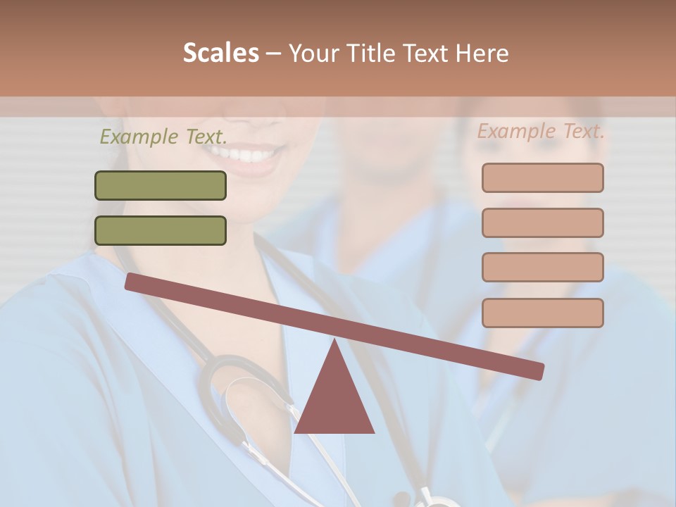 Team Female Occupation PowerPoint Template