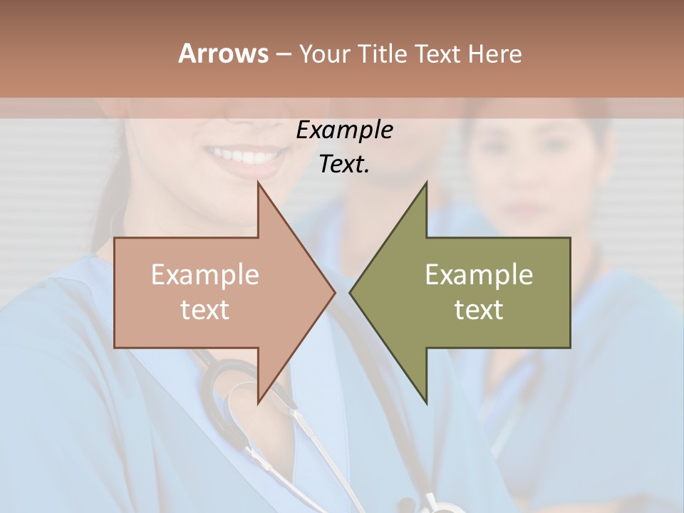 Team Female Occupation PowerPoint Template
