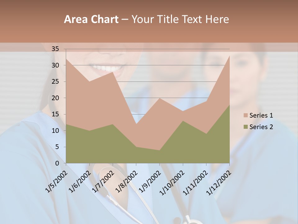 Team Female Occupation PowerPoint Template