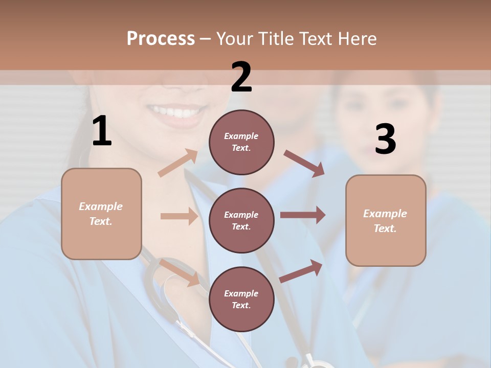 Team Female Occupation PowerPoint Template