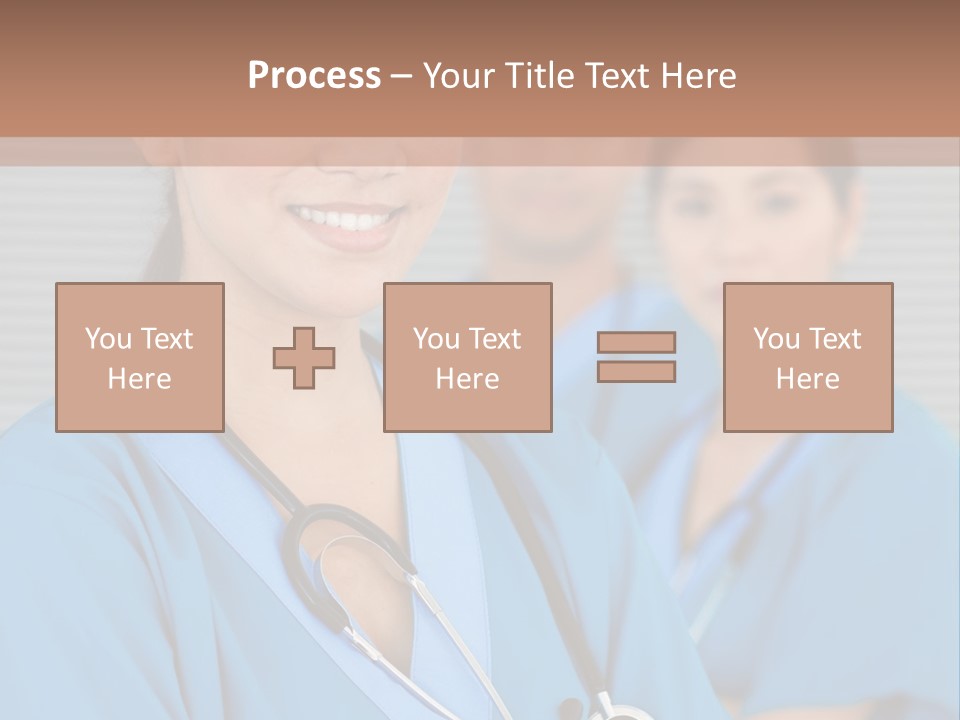 Team Female Occupation PowerPoint Template