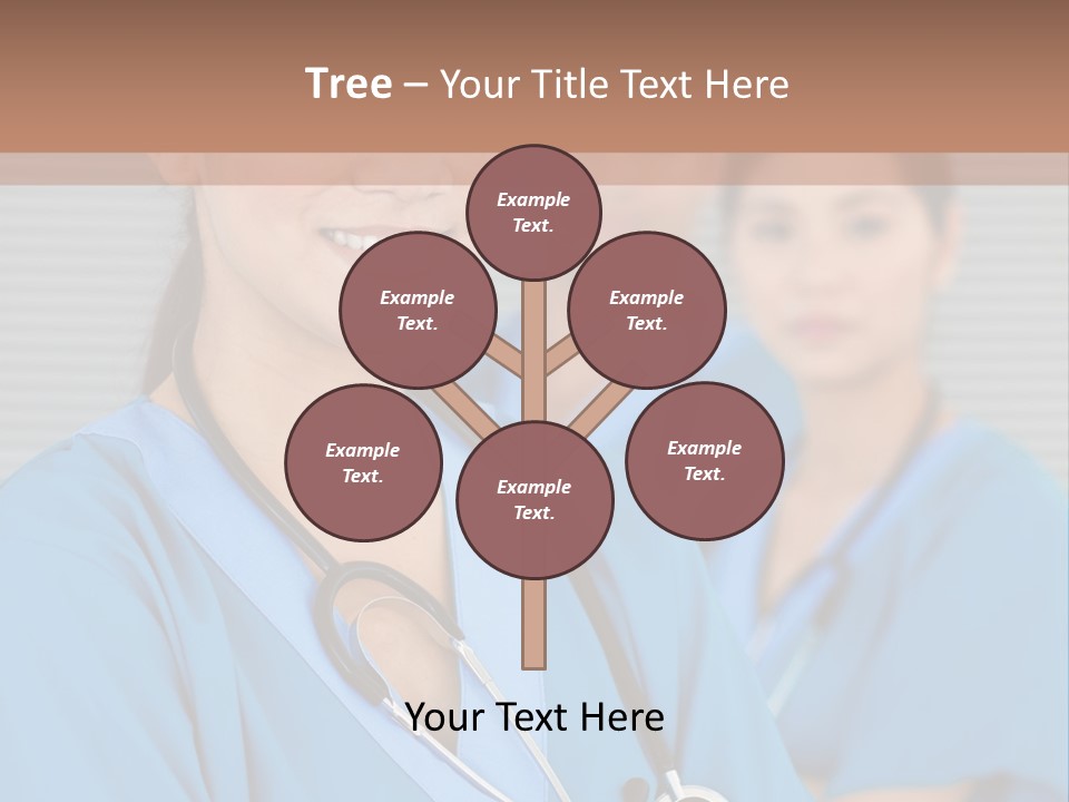 Team Female Occupation PowerPoint Template