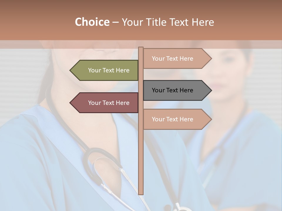 Team Female Occupation PowerPoint Template