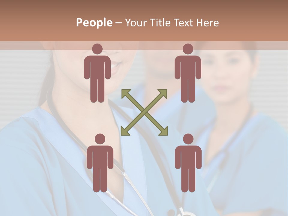 Team Female Occupation PowerPoint Template