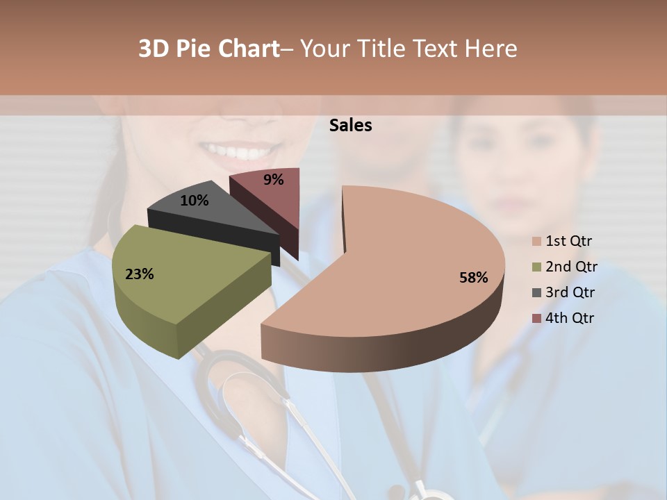 Team Female Occupation PowerPoint Template