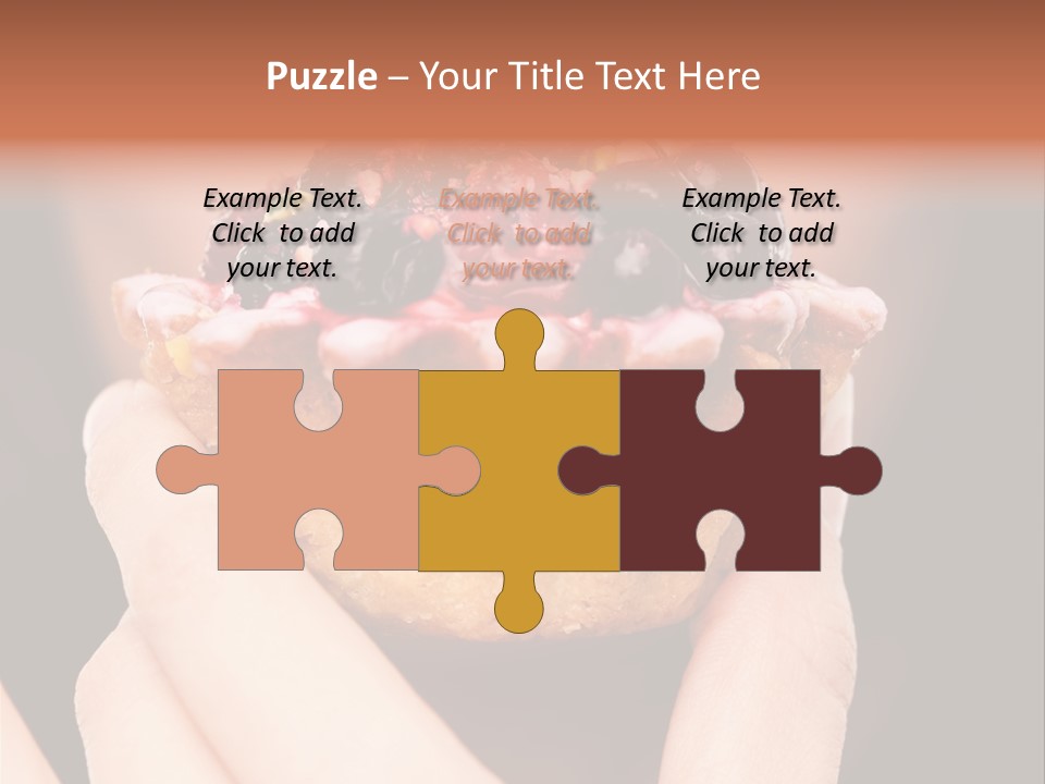 Cake Pie Fruits PowerPoint Template