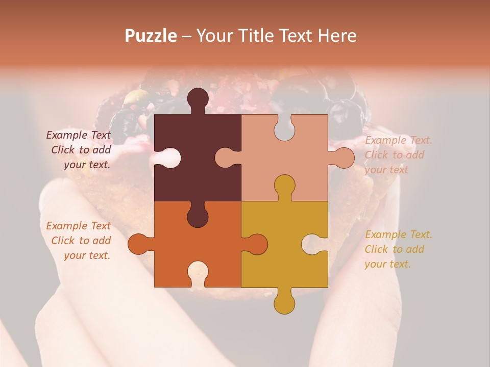 Cake Pie Fruits PowerPoint Template