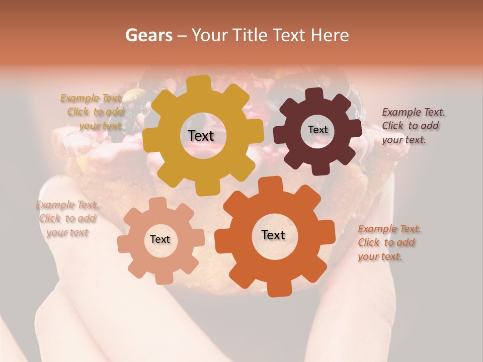 Cake Pie Fruits PowerPoint Template