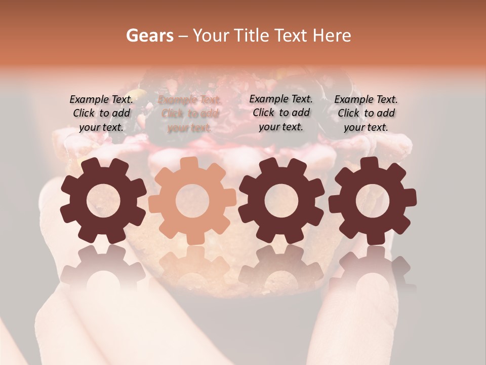 Cake Pie Fruits PowerPoint Template