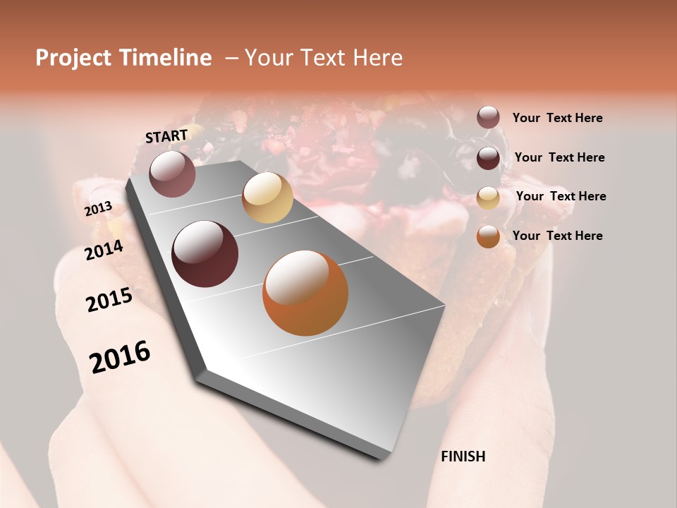 Cake Pie Fruits PowerPoint Template