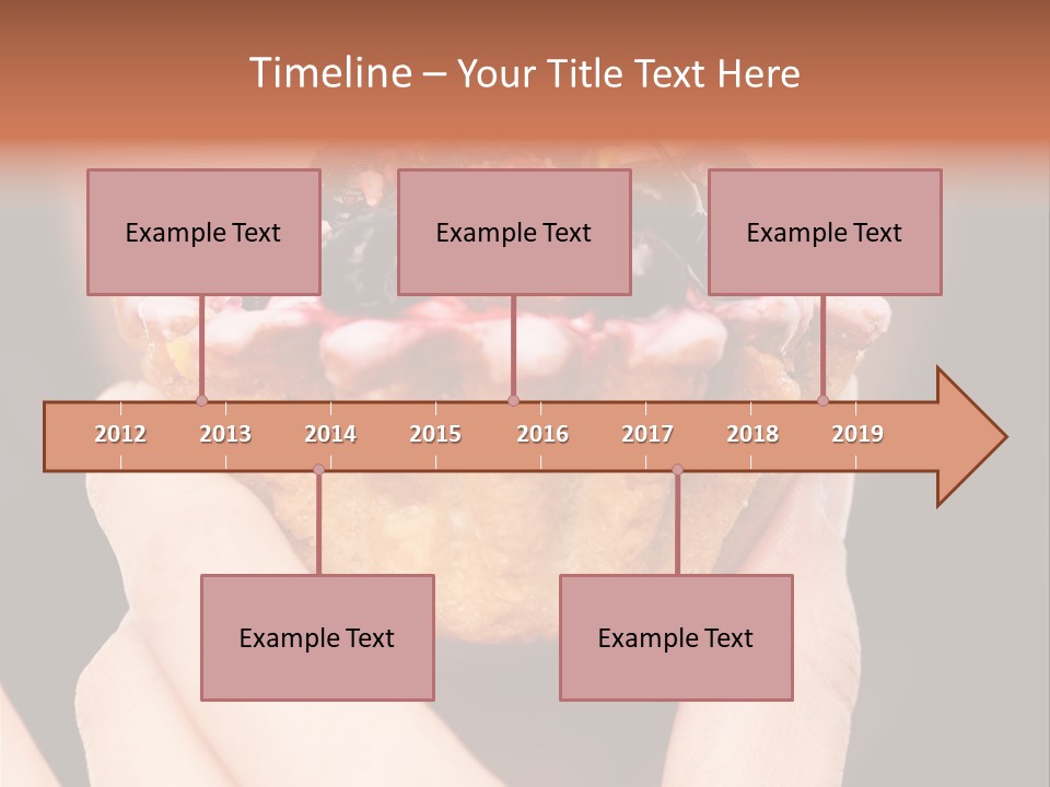 Cake Pie Fruits PowerPoint Template