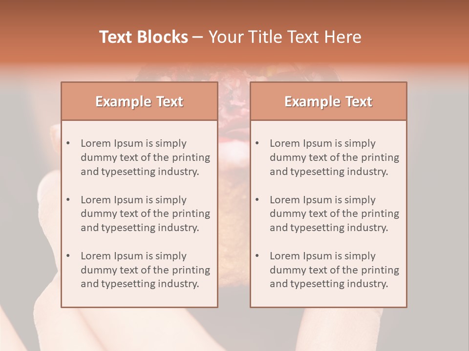 Cake Pie Fruits PowerPoint Template