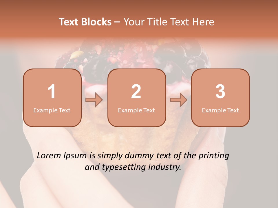 Cake Pie Fruits PowerPoint Template