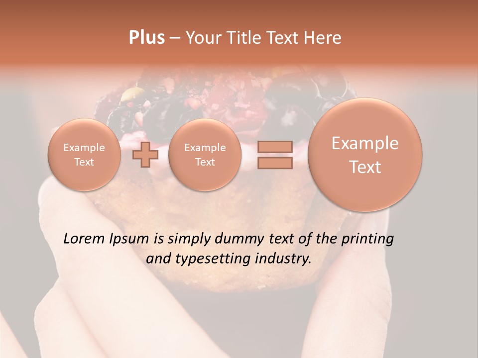 Cake Pie Fruits PowerPoint Template