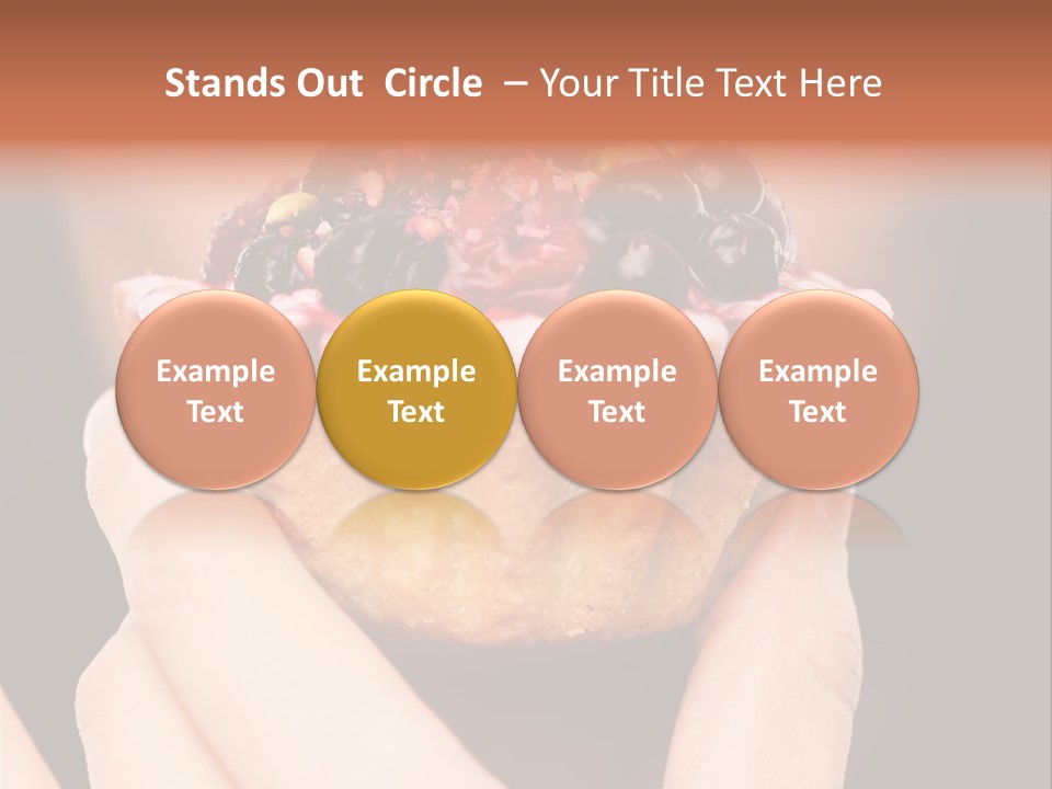 Cake Pie Fruits PowerPoint Template