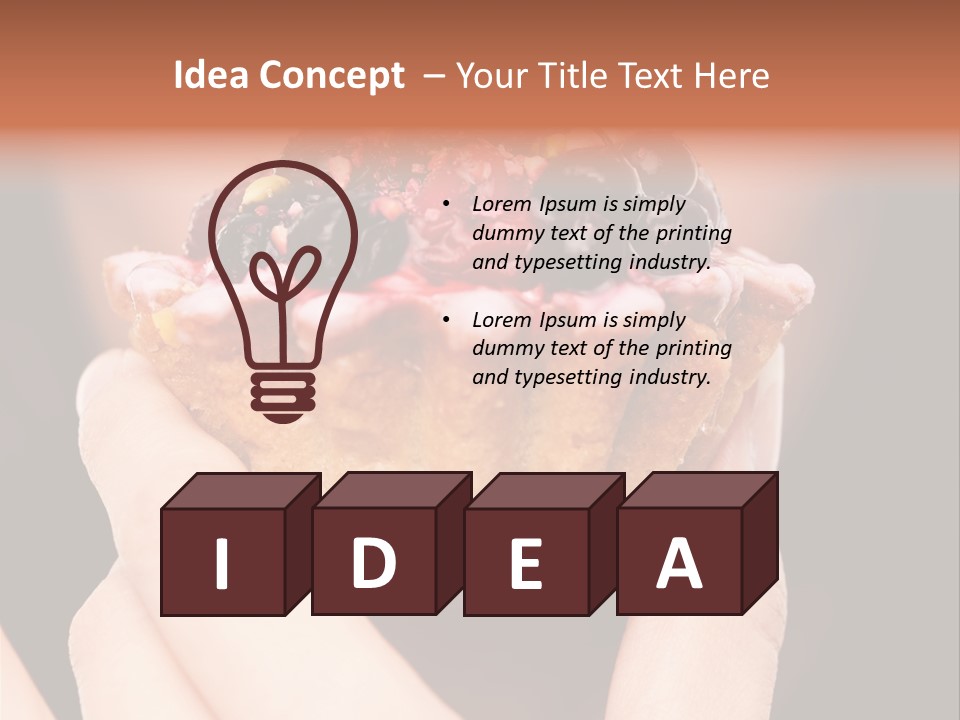 Cake Pie Fruits PowerPoint Template