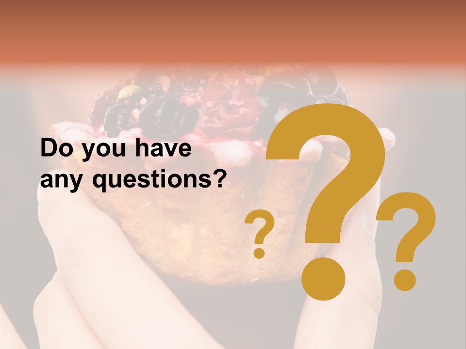 Cake Pie Fruits PowerPoint Template