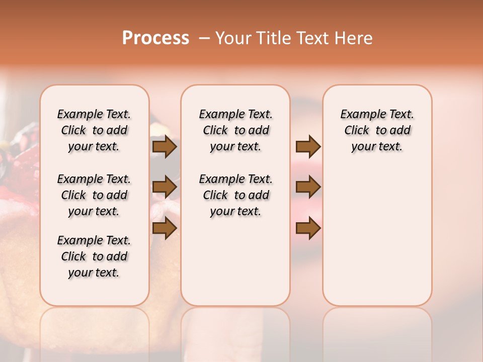 Female Hold One PowerPoint Template