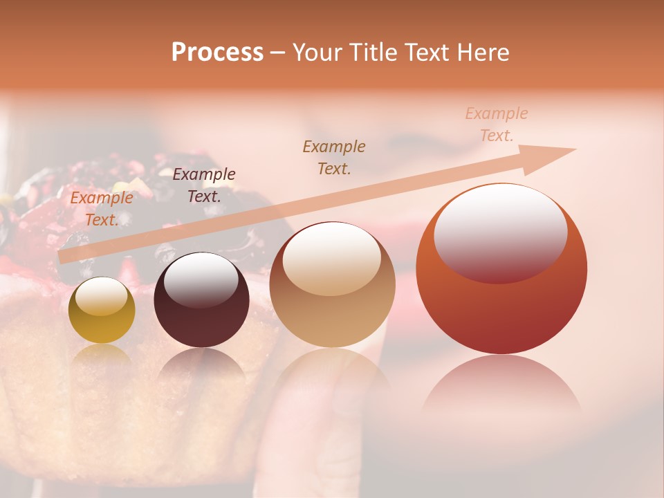 Female Hold One PowerPoint Template