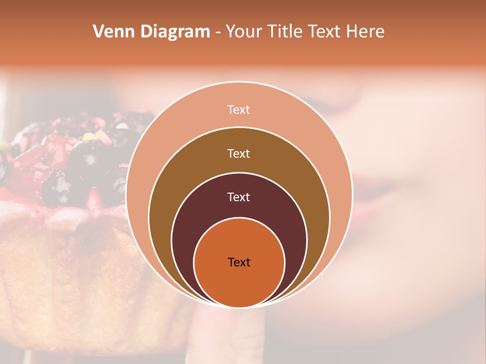 Female Hold One PowerPoint Template