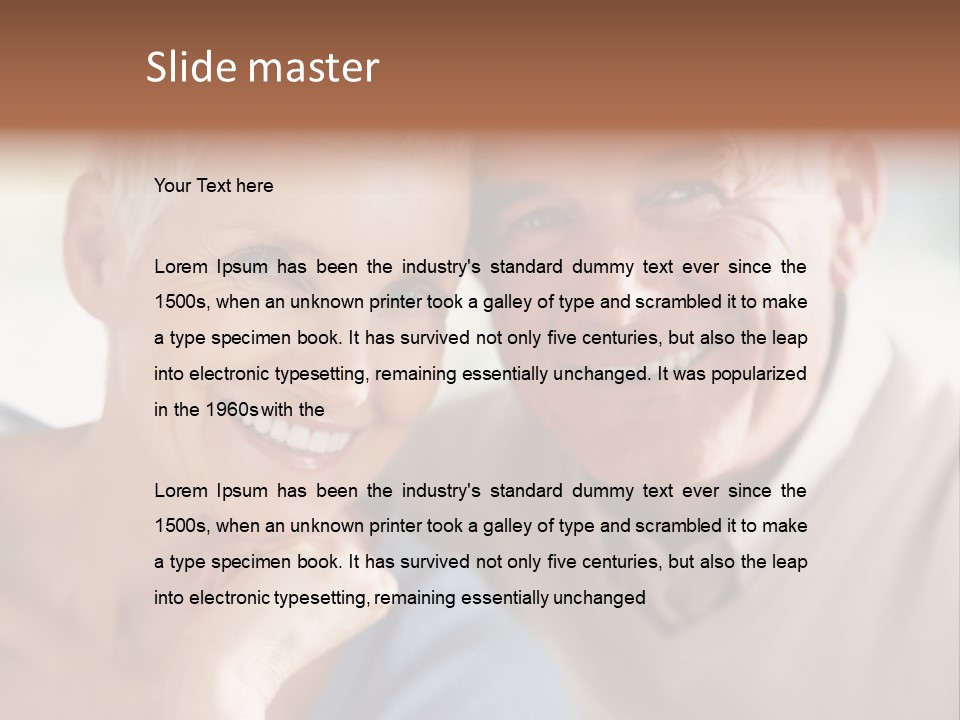 Couple Dessert Formalwear PowerPoint Template