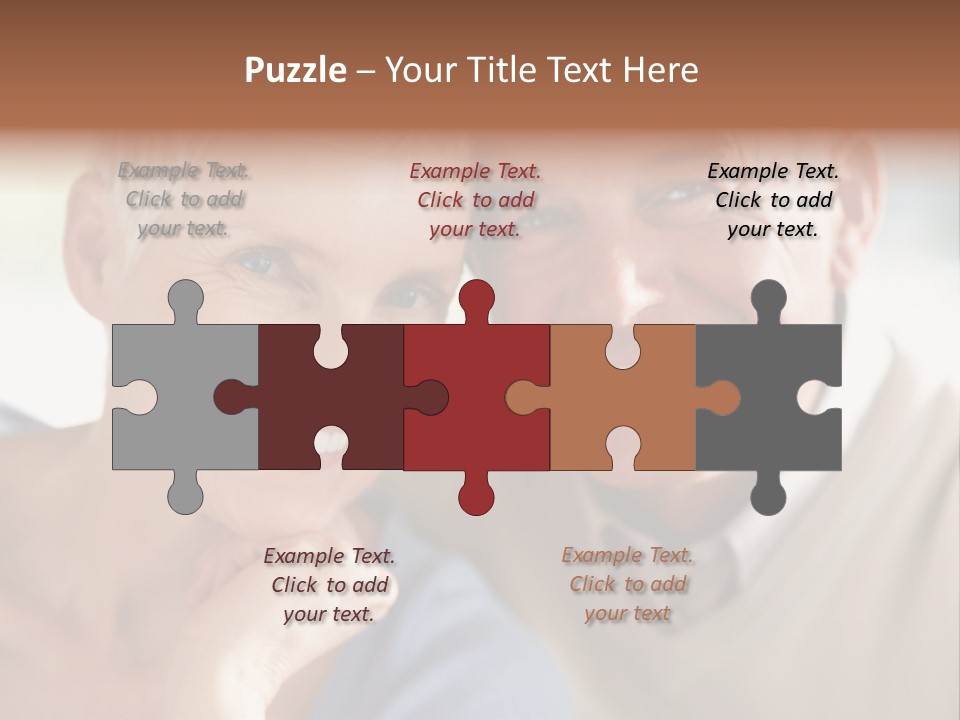 Couple Dessert Formalwear PowerPoint Template