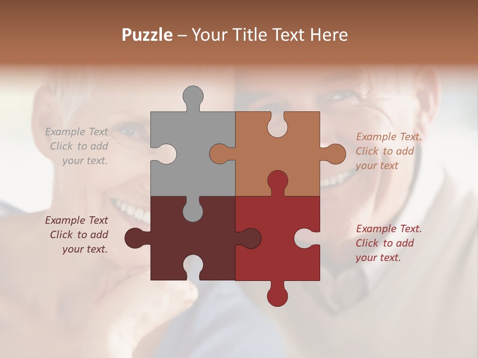 Couple Dessert Formalwear PowerPoint Template