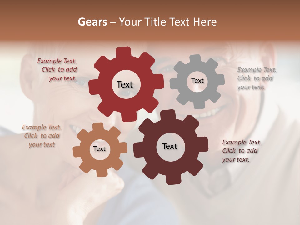 Couple Dessert Formalwear PowerPoint Template