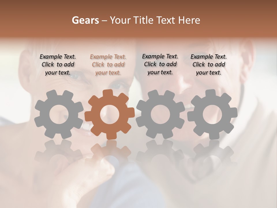 Couple Dessert Formalwear PowerPoint Template