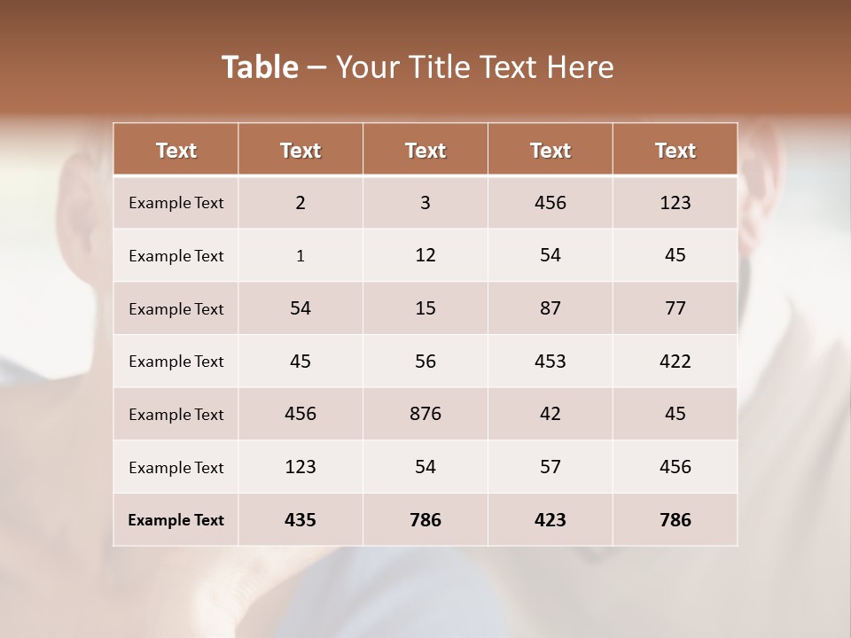 Couple Dessert Formalwear PowerPoint Template
