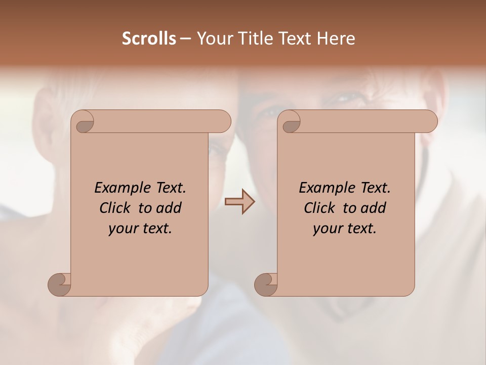 Couple Dessert Formalwear PowerPoint Template